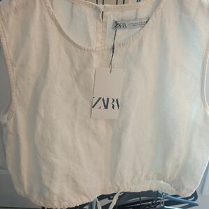 Nwt zara Linen Top